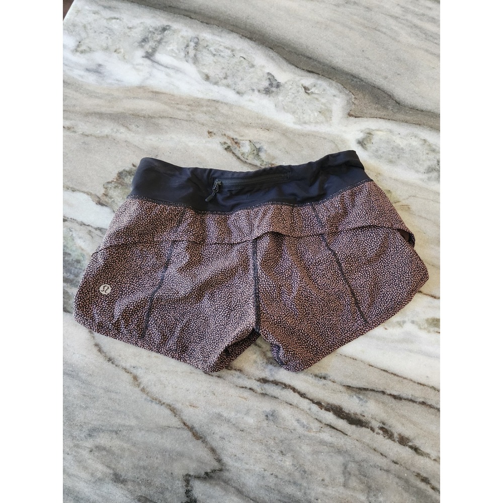 lululemon athletica Black and Brown Athletic Shorts